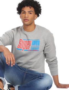 Full Sleeve Printed Men Sweatshirt 