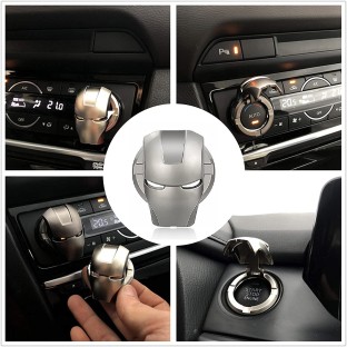 Bling Crystal Car Engine Start Stop Button Cover Black Car Decoration Interior Sticker for Women Girl Pangpai Car Cute Push to Start Button Cover Accessories 