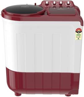 Whirlpool 8.5 kg 5 Star Semi Automatic Top Load Red, White