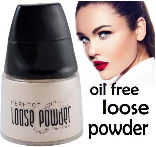 tanvi27 Face Powder Makeup Waterproof Oil Control Loose Powder Compact