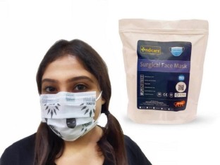 50 Pieces dust Protection Disposable Face No Breathing Valve FDA certific Thick 3Ply 