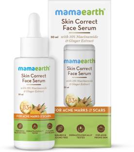 MamaEarth Skin Correct Face Serum with Niacinamide and Ginger Extract for Acne Marks & Scars - 30 ml