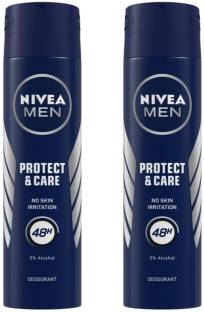 NIVEA Protect & Care Deodorant Spray  -  For Men