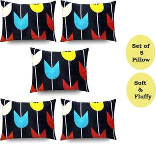 corious Microfibre Abstract Sleeping Pillow Pack of 5