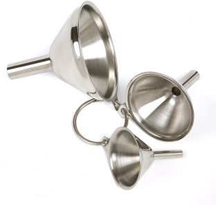 Stainless Steel Funnels Set of 3 