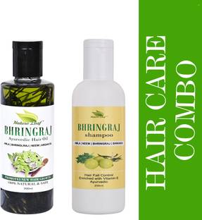 nature leaf Combo Pack of Bhringraj Hair oil ( 200 ML ) and Bhringraj Hair Shampoo ( 200 ML) Price in India - Buy nature leaf Combo Pack of Bhringraj Hair oil ( nature leaf Combo Pack of Bhringraj Hair oil ( 200 ML ) and Bhringraj Hair Shampoo ( 200 ML) Price in India - Buy nature leaf Combo Pack of Bhringraj Hair oil (