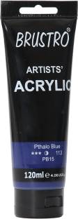BRuSTRO Artists' Acrylic 120ml Pthalo Blue