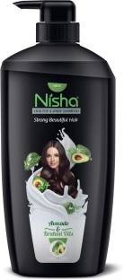 Nisha Healthy & Shiny Strong Beautiful Hair Shampoo, 650 ML Black