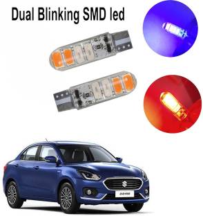 Vagary Dual Color Blinking SMD Car Parking Light _0185 Brake Light, License Plate Light, Parking Light, Interior Light Car, Motorbike LED for Maruti Suzuki (12 V, 2 W)