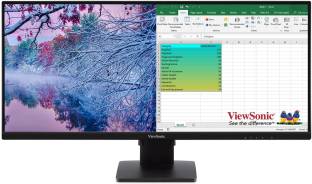 ViewSonic VA Series 34 inch WQHD LED Backlit IPS Panel Frameless, Ultra-wide display, Height Adjustmen...