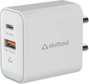 Stuffcool Flow 25W PPS Dual PortType C Port Wall Charger for Samsungs Pixels