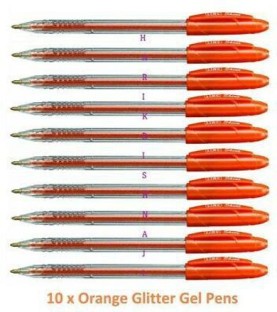 Linc Pen 10 x EXTRA scintillio della scintilla Penne di gel FINI 0,7 millimetri punta 10 Colore brillante 