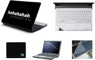 Mitram 5in1 Laptop Accessories Combo 15.6 Inch Laugh Funda laptop Skins Stickers, Screen Guard, Key Gu... Pack of 5 For Protection Color: Multicolor Suitable For: All 15.6 Incn Laptops Notebooks ₹319 ₹999 68% off