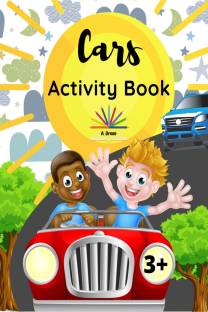 Cars Activity Book  - A Fun and Educational Book for Kids with Beautiful Coloring Pages and Different Activities about Learning Numbers, Counting Numbers, Spot the Difference, I Spy Game, Mazes, Searching and more