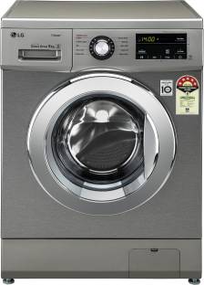 LG 9 kg With Smart Diagnosis Fully Automatic Front Load with In-built Heater Grey, Silver