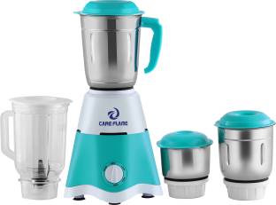 Care Flame by Care Flame Star Plus SR-650W (White & Green) Plus Series 650 Mixer Grinder (4 Jars, Whit...