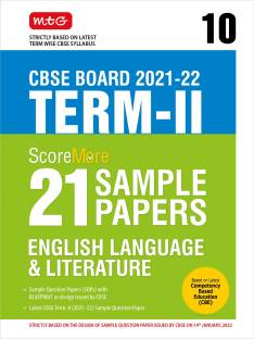 Class 10-Score More 21 Sample Papers Cbse Term 2- English Language & Literature