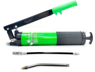 Hand-Operated Grease Gun Heavy Duty Double Pump Pressure For Maximum 12000 PSI 