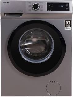 Add to Compare TOSHIBA 7.5 kg Fully Automatic Front Load Washing Machine with In-built Heater Silver 1200 rpm Max Speed 5 Star Rating 2 Years Warranty on Product and 10 Years on Motor ₹34,990 ₹48,990 28% off Free delivery