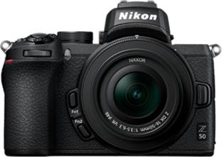 Coming Soon NIKON Z50 Mirrorless Camera Nikkor Z DX 18-140 mm f/3.5-6.3 VR 55 Ratings & 0 Reviews Effective Pixels: 21.51 MP Sensor Type: CMOS WiFi Available 3840 x 2160 2 Years Warranty ₹98,699 ₹1,25,990 21% off