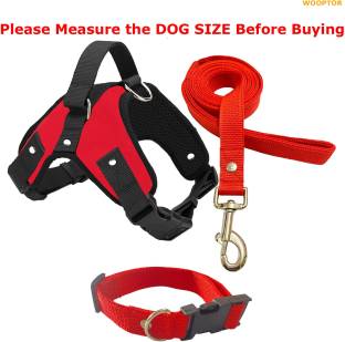 wooptor Dog Harness With Strong Durability & Holder to Lift with Chokefree Comfort Dog Harness & Leash