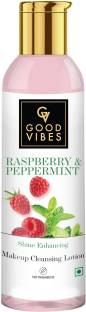 GOOD VIBES Raspberry and Peppermint Shine Enhancing Makeup Cleansing Lotion