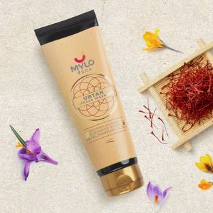 MYLO Ubtan  with Saffron, Nalpamaradi Oil & Turmeric for Brightening and Tan Removal Face Wash