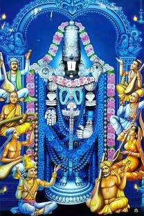 God Tirupati Balaji Lord Venkateswara swamy hindu Religious Vinyl Sticker  for home décor Fine Art Print - Ashish Gajjar posters - Religious posters  in India - Buy art, film, design, movie, music,