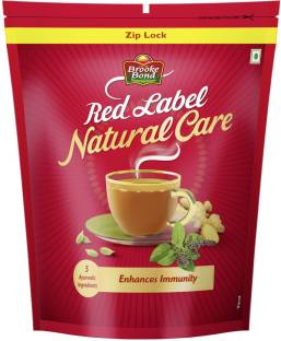 Red Label Natural Care Cardamom, Ginger, Liquorice, Tulsi Tea Pouch