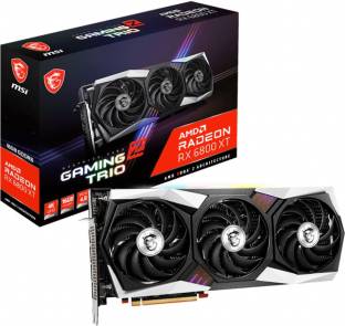 Add to Compare MSI AMD/ATI Radeon RX 6800 XT GAMING Z TRIO 16G 16 GB GDDR6 Graphics Card 2310 MHzClock Speed Chipset: AMD/ATI BUS Standard: PCI Express Gen 4 Graphics Engine: Radeon RX 6800 XT Memory Interface 256 bit 3 year manufacturer warranty ₹92,999 ₹2,14,000 56% off Free delivery No Cost EMI from ₹7,750/month