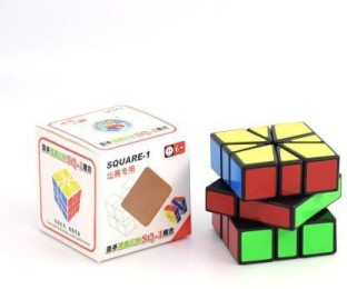 TOYESS Square One Cube Stickerless Rompecabezas Puzzle Juguetes para Adulto & Niños Square 1 Speed Cube 