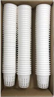CityGreens 2 inch Net pots for Hydroponics, Aquaponics - White Plant Container Set