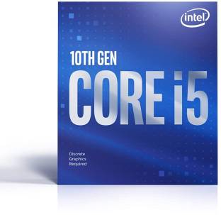 Add to Compare Intel I5-10400F ( DISCRETE GRAPHICS CARD REQUIRED) 2.9 GHz Upto 4.3 GHz LGA 1200 Socket 6 Cores 12 Thr... For Desktop Hexa-Core Cache: 12 LGA 1200 Clock Speed: 2.9 GHz 3 YEARS MANUFACTURERE WARRANTY ₹10,124 ₹17,000 40% off Free delivery