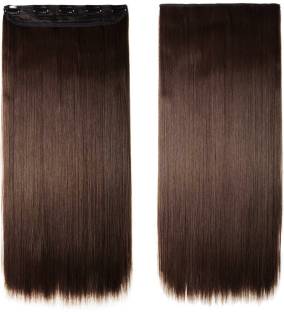 DIYA DIVINE 100% Natural Human Clipin Extension Straight 18Inch(Brown  Color) Hair Extension Price in India - Buy DIYA DIVINE 100% Natural Human  Clipin Extension Straight 18Inch(Brown Color) Hair Extension online at  