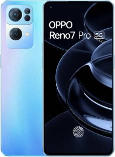 Add to Compare OPPO Reno7 Pro 5G (Startrails Blue, 256 GB) 4.37,155 Ratings & 972 Reviews 12 GB RAM | 256 GB ROM | Expandable Upto 7 GB 16.51 cm (6.5 inch) Full HD+ AMOLED Display 50MP + 8MP + 2MP | 32MP Front Camera 4500 mAh Lithium-ion Polymer Battery MediaTek Dimensity 1200-Max Processor 65W SuperVOOC | OPPO Sony IMX766 Flagship Rear Camera Sensor Aircraft-Grade Shooting Star Design | OPPO Glow 1 Year Warranty for Phone and 6 Months Warranty for In-Box Accessories ₹34,999 ₹47,990 27% off Free delivery Upto ₹17,500 Off on Exchange Bank Offer