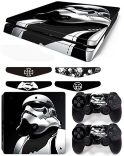 Star Warrior GoldenDeal PS4 Pro Console and DualShock 4 Controller Skin Set PlayStation 4 Pro Vinyl 