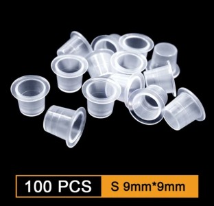 1000PcsBag Tattoo Ink Cups Pigment Holder Cups Makeup Supplies Empty  Tattoo Pigment Ink Box Semipermanent Pigment Storage Case 3 SizesL   Amazonin Beauty