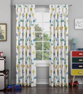 S22 154 cm (5 ft) Polyester Room Darkening Window Curtain (Pack Of 2)