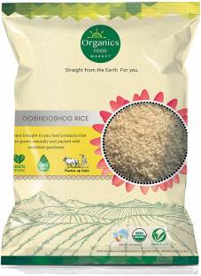 organics food market Gobindobhog Rice (10 Kg Pack) Gobindobhog Rice (Medium Grain, Polished)