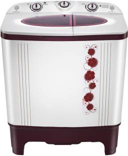 Singer 7 kg Semi Automatic Top Load Maroon, White