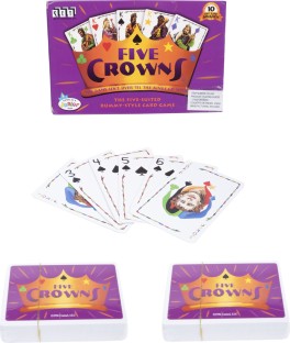 US Seller Five Crowns Card Game 5 Suites Classic Family Party Rummy Game 
