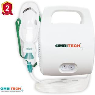 AMBITECH Compressor Nebulizer Machine Kit White (Made in India) Nebulizer