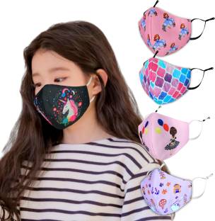 SUBHUSHA SUPER SAFETY 3 Layer cartoon print kids mask with Adjustable Ear  loops Pack Of 5 DP-11 Digital Print Reusable, Washable Cloth Mask Price in  India - Buy SUBHUSHA SUPER SAFETY 3
