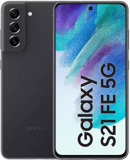 Add to Compare SAMSUNG Galaxy S21 FE 5G (Graphite, 128 GB) 4.343,184 Ratings & 4,229 Reviews 8 GB RAM | 128 GB ROM 16.26 cm (6.4 inch) Full HD+ Display 12MP + 12MP + 8MP (OIS) | 32MP Front Camera 4500 mAh Lithium-ion Battery 1 Year Manufacturer Warranty for Device and 6 Months Manufacturer Warranty for In-Box Accessories ₹54,999 ₹74,999 26% off Free delivery Upto ₹26,250 Off on Exchange Bank Offer