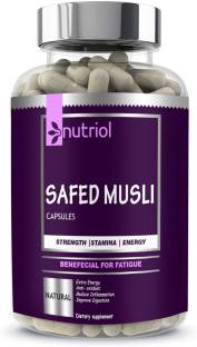 Nutriol Safed Musli, safed musli capsule, testosterone booster for men (H37) Premium
