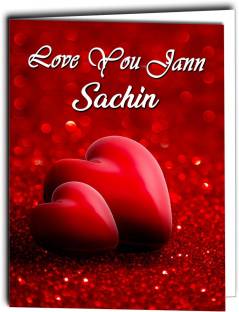 Midas Craft Love You Jaan Sachin Card 022 Greeting Card Price in India -  Buy Midas Craft Love You Jaan Sachin Card 022 Greeting Card online at  