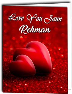 Midas Craft Love You Jaan Rehman Card 022 Greeting Card Price in India -  Buy Midas Craft Love You Jaan Rehman Card 022 Greeting Card online at  