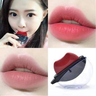 Wiffy Lip Shape Lipstick Long Lasting Waterproof Non-Stick Cup Matte Lipstick (Red)