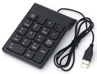 TEQGO 18 KEYS MINI NUMERIC KEYPAD Wired USB Multi-device Keyboard