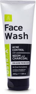 USTRAA  Acne Control - With Neem & Charcoal - 200g Face Wash